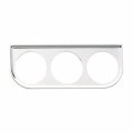 Equus 9823 2 Triple Gauge Mounting Panel Chrome 