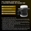 Ocpty Mass Air Flow Sensor 13621438687 818075 Meter Fits For 1998-2001 Subaruester 2 5l 1999-2001 Impreza 2 2l 1999-2001 For 2