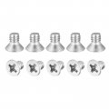 1 4-20x3 8 Flat Head Machine Screws Phillips 304 Stainless Steel Bolts 50pcs 