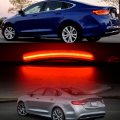 Nslumo Led Rear Side Marker Reflector Lights Replacement For 2015 2016 2017 Chrysler 200 Smoked Lens Red Bumper Signal Parking