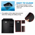 Autorder Center Console Organizer For 2022 2023 2024 Hyundai Santa Cruz Accessories Armrest Storage Box Secondary Insert Tray