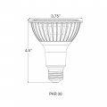 Satco S22241 20 5 Watt Par30 High Lumen Led Long Neck 3000k California Compliant 6-pack
