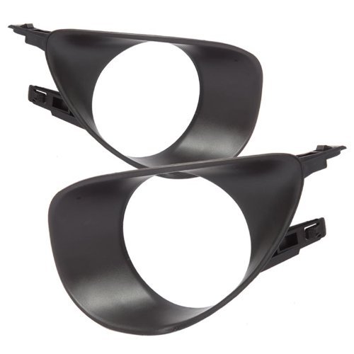 Black Abs Fog Light Cover For 2007-2009 Toyota Yaris 3 5 Doors