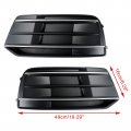 Topteng 2pcs Front Bumper Cover Grille Grill Bezel Insert For Audi Q5 2018-2022 Standard Version Doesn T Fit S-line Style