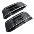 Topteng 2pcs Front Bumper Cover Grille Grill Bezel Insert For Audi Q5 2018-2022 Standard Version Doesn T Fit S-line Style