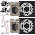 Niche Front Brake Rotor Caliper Pad Kit For Polaris Ranger 400 700 800 Tm Sportsman 570
