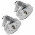 Caltric 2 Spindle Assembly Compatible With John Deere Am126225 Am121324 Gy0038 285111
