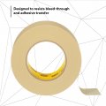 Scotch Brand 3m Automotive Refinish Masking Tape 233 06340 48 Mm X 55 M Case Of 24 Rolls High Adhesion Performance