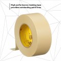 Scotch Brand 3m Automotive Refinish Masking Tape 233 06340 48 Mm X 55 M Case Of 24 Rolls High Adhesion Performance