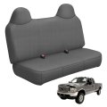 Front Bench Seat Cover For 1999 2007 Ford F250 F350 F450 F550 Waterproof Neoprene Custom Fit Gray Cushion With Breathable Soft 