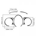 Qiilu Console Panel Dashboard Cover 5pcs Carbon Fiber Center Interior Trim Decor Fit For Nissan 370z Z34 2009a 2020