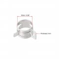 Uxcell Spring Band Type Clamp 16mm Inner Dia Fit 16 5-17 2mm Od Hose Fuel Line Silicone Tube Clips Silver Manganese Steel 30pcs