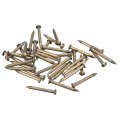 70pcs Small Tiny Nails 2x20mm Dxl Brass Hardware Round Head Nail For Wooden Diy Projects Decorative Boxes Household Bronze Tone 