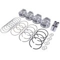 4pcs Pistons Rings Kit Replacement For Buick Regal Chevy Captiva Equinox Hhr Malibu Gmc Terrain Pontiac G5 Saturn Vue 2 4l 