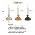 Xodus Innovations Fpc1320p Battery Operated 9 Inch Window Candle With Tilt To Change Flame Color And Dusk Dawn Light Sensor