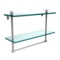 Allied Brass Pr-2 16tb-pc 16-inch By 5-inch Double Glass Shelf 