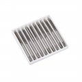 Uxcell 5 Pairs Metric Hand Threading Tap Set M4 Thread 0 7mm Pitch Taper Plug Milling Taps Straight Flutes High Speed Steel