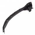 Ecotric Black Headlight Retainer Bracket Pair New Front Compatible With 2009-2014 Honda Acura Tsx 4 Door Left Driver Side