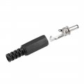 Uxcell 20pcs Dc Male Connector 3 5mm X 1 35mm Power Cable Jack Adapter Black