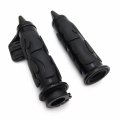 2pcs 22mm 7 8 Black Flame Spike Handle Bar Grip Throttle Boss For Suzuki Kawasaki Ends Rubber Grips P N Mt291-007d-22 