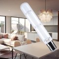 Satco 5w T9 Led Light Bulb 3000k Soft White 500 Lumens Clear 300 Degree Beam E26 Medium Base 92 Cri Dimmable Wet Rated Ip65 