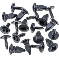 Rexka 10 Sets T25 Fender Liner Screw Nut Kit For Audi Vw N90775001 N90821401 Multipurpose Bumper Cover Splash Shield Mud Guard 