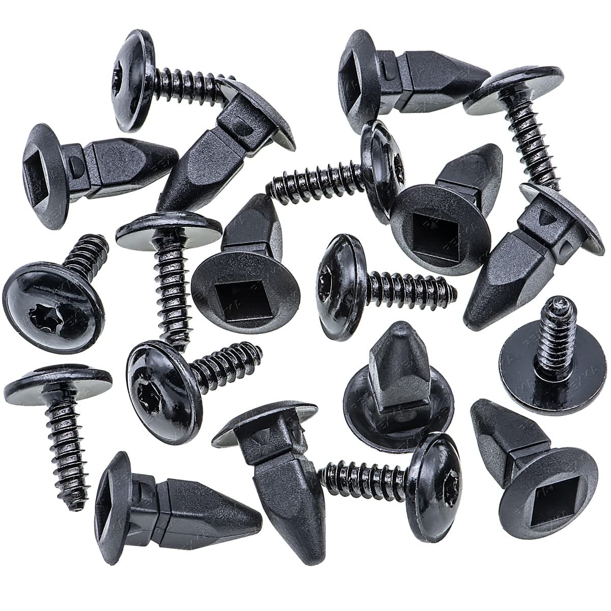 10 Sets T25 Fender Liner Screw Nut Kit For Audi Vw N90775001 N90821401 Bumper Cover Splash Shield Mud Guard Panel Hood