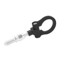 Car Trailer Ring Eye Towing Hook Aluminum Alloy Bumper Tow For 1 3 5 Series X5 X6 E36 E39 E46 Black 