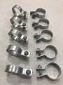 Fencesmart4u 10 Pack Brace Bands With Bolts Nuts For Chain Link Fence Gate Posts 1-5 8