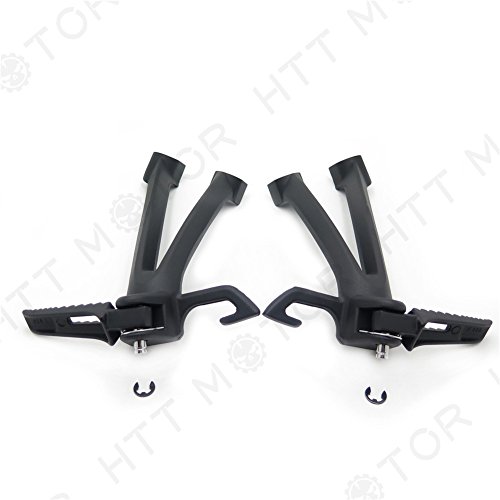 Rear Passenger Foot Pegs Bracket For Suzuki Gsxr 600 750 2006 2007 Black Aluminum Footrest Assembly Kit