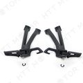Rear Passenger Foot Pegs Bracket For Suzuki Gsxr 600 750 2006 2007 Black Aluminum Footrest Assembly Kit