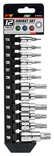 Performance Tool W38802 Star Bit Socket Set 12-piece