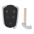 Aintier 1pcs Key Fob Shells Case For 2014-2019 Cadillac Ats 2l 3 6l