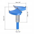 Uxcell Forstner Drill Bits 65mm Tungsten Carbide Wood Hole Saw Auger Opener Woodworking Hinge Drilling Boring Bit Cutter Blue