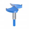 Uxcell Forstner Drill Bits 65mm Tungsten Carbide Wood Hole Saw Auger Opener Woodworking Hinge Drilling Boring Bit Cutter Blue
