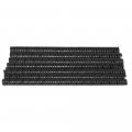 Kdafa Black Air Ducting Pipe Flexible Silicone Hose 1m Length Hot And Cold Cooling Transfer Extractor