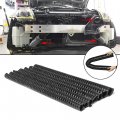 Kdafa Black Air Ducting Pipe Flexible Silicone Hose 1m Length Hot And Cold Cooling Transfer Extractor