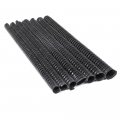 Kdafa Black Air Ducting Pipe Flexible Silicone Hose 1m Length Hot And Cold Cooling Transfer Extractor