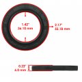 Caltric Front Wheel Ball Bearing And Seals Kit Compatible With Yamaha Rhino 700 Yxr700f Fi 2008 2009