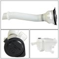 Auto Dynasty Lx1288113 Factory Style Car Windshield Washer Reservoir Tank Cap Filler Tube Fluid Level Sensor Pump Compatible