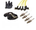 Tune Up Kit For Forklift 4g63 4g64 Engine Screw Cap Distributor Rotor Wire Set And Spark Plugs 