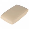 Armrest Center Console Lid Cover Replacement For Highlander 2008-2013 Microfiber Beige Tan 