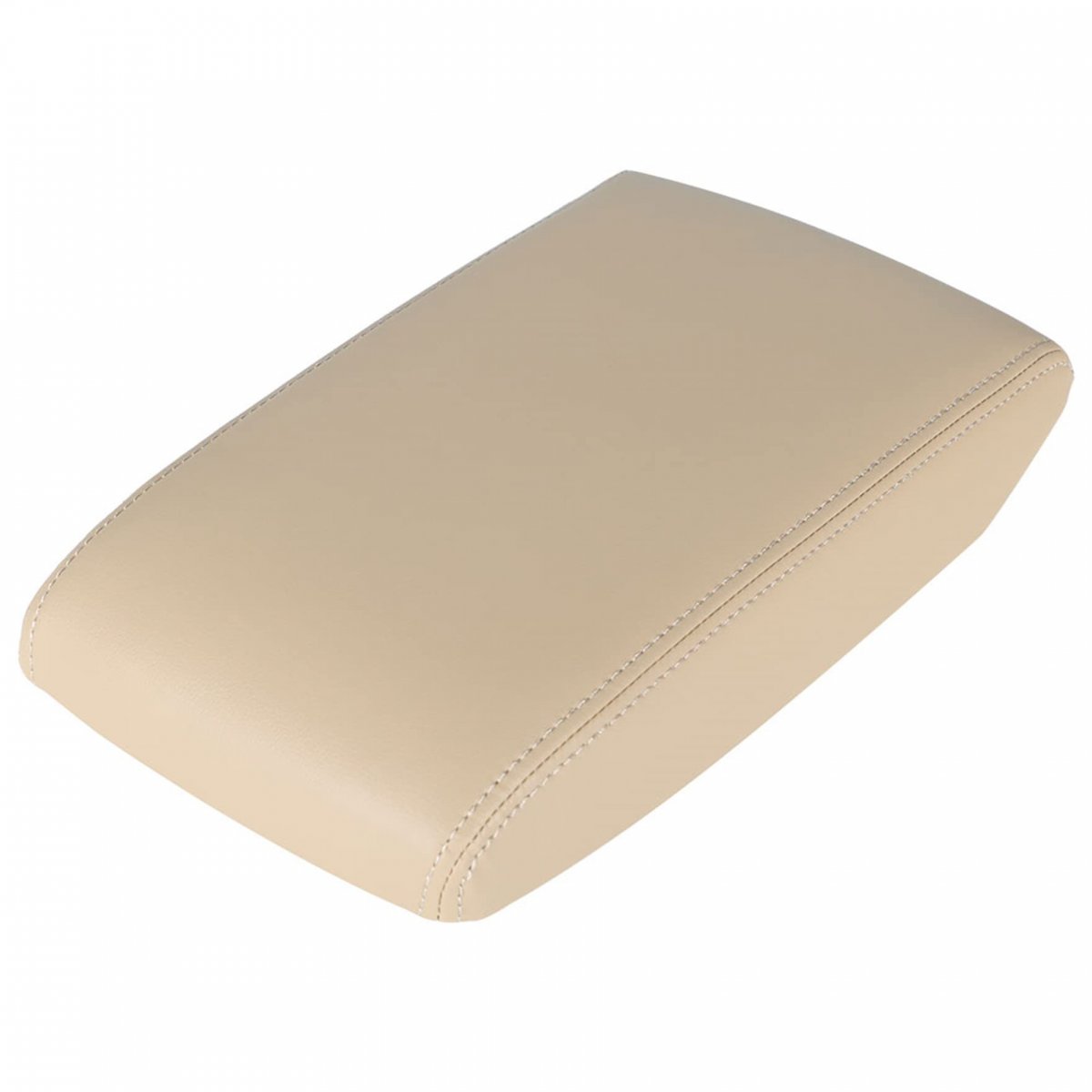 Armrest Center Console Lid Cover Replacement For Highlander 2008-2013 Microfiber Beige Tan
