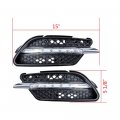 6000k Xenon White Led Fog Lamp Daytime Running Light Drl Compatible With Benz W204 Amg Sport 08-11