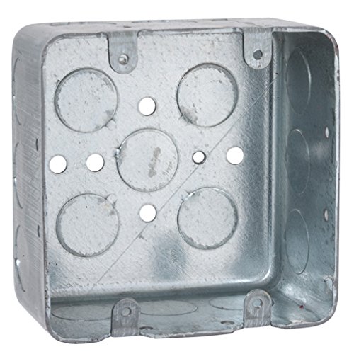 Hubbell-raco 680 2-device 2-1 8-inch Deep 1 2-inch Side Knockouts 4 ...