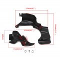 Httmt- Black Transmission Shroud Cover For H-d Street Glide Flhx Flhxs Cvo 09-16 P N Mt441-002-bk
