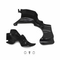 Httmt- Black Transmission Shroud Cover For H-d Street Glide Flhx Flhxs Cvo 09-16 P N Mt441-002-bk