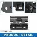 A Absopro Center Console Lid Latch Armrest Cover 58908-12080 58908-32020 Door Lock Sub-assy For Toyota Yaris 2007-2011 Plastic