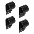 4 Pcs Structural Pipe Connectors 1-1 8 One-way Metal Connector Corner Fittings End Rail Clips With Screws For Connecting 