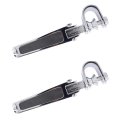 Xtremeamazing Motorcycle Foot Pegs Rests With U Clamps 1 Inch To 25 Anti-vibrate Engine Guard Crash Bar 